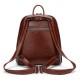 2025 New Genuine Leather Backpack for Women - Fashionable Waxed Cowhide Bag, Retro School Bag (Guangzhou Wholesale)
