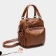 2025 New Multi-Functional Bag for Women - Convertible Top-Handle, Crossbody & Backpack, Genuine Leather Retro Handbag