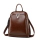 2025 New Genuine Leather Backpack for Women - Fashionable Waxed Cowhide Bag, Retro School Bag (Guangzhou Wholesale)