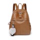 New Trendy Korean Style Genuine Leather Backpack - Casual Student School Bag & Travel Bag for Women