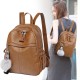 New Trendy Korean Style Genuine Leather Backpack - Casual Student School Bag & Travel Bag for Women