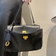 2025 New Rodeo Kelly Bag - Smooth Calfskin Top-Handle Bag for Women, Underarm Clutch with Lock, Work Tote