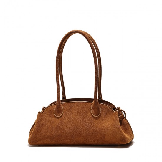 2025 Autumn Winter New Suede Leather Tote Bag - Niche Design High-End Women's Underarm & Top-Handle Bag