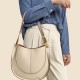 2025 Autumn New Soft Leather Niche Luxury Bag - Large Capacity Saddle Bag, Single Shoulder & Crossbody Bucket Bag