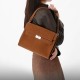 Autumn Winter New Suede Genuine Leather Kelly Bag - Trendy Versatile Crossbody, Large Capacity Top-Handle