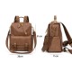 2025 New Vintage British Style Backpack for Women - Minimalist Fashion School Bag, Trendy Travel Bag for College Students