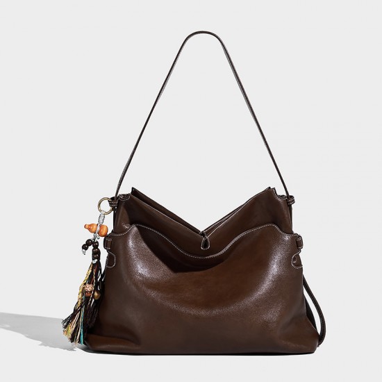 2025 Winter New Niche Design Women's Bag - Large Capacity Commuter Top-Handle & Tote Bag