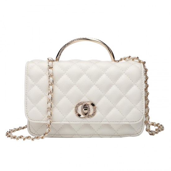 2025 Summer New Classic Chanel-Style Quilted Chain Bag - Niche High-End Crossbody Mini Square Bag
