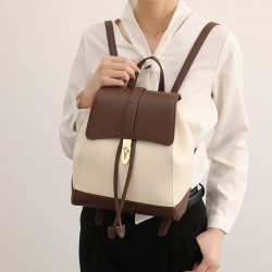 Hot-Selling Backpack - New Fashion Lightweight Genuine Leather Bag for Women, College Student Travel Large Capacity Bag