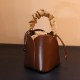 Autumn Winter New Bucket Bag - Niche Design Basket Bag, Retro High-End Petal Top-Handle & Crossbody Bag
