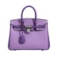 2025 New High-End Birkin Bag - Litchi Grain Color Block Kelly Tote, Large Capacity Crossbody & Top-Handle