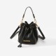 2025 New Niche Round Crossbody Bag - Color Block Bucket Bag, Women's Versatile Top-Handle Bag