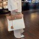 2025 New Premium Canvas Kelly Bag - Large Capacity Women's Handbag, Crossbody & Top-Handle Work Tote