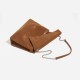 2025 Winter New Niche Design Crossbody Bag - High-End Solid Color Chain Underarm Bag, Retro Commuter Style