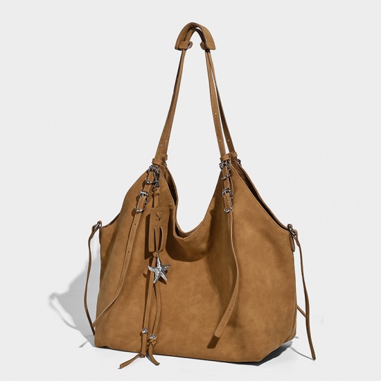 2025 Autumn New Retro Commuter Tote Bag - Korean-Style High-Quality Women's Underarm & Top-Handle Bag