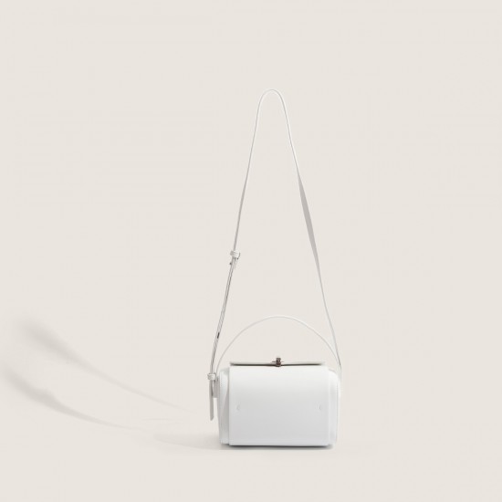 2025 New High-End Lock Boston Bag - Fashion Boxy Mini Bag, Women's Versatile Crossbody