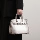 2025 New Himalayan Color Birkin Bag - Gradient Crocodile Print, Large Capacity Luxury Work Bag for Women