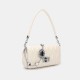 2025 New Pleated Women's Bag - Niche Design Crystal Chain Mini Shoulder Bag, Underarm Crossbody