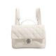 2025 New Chanel-Style Quilted Backpack for Women - Fashionable, Large Capacity, Convertible Top-Handle Briefcase