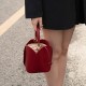 Autumn Winter New Bucket Bag - Niche Design Basket Bag, Retro High-End Petal Top-Handle & Crossbody Bag