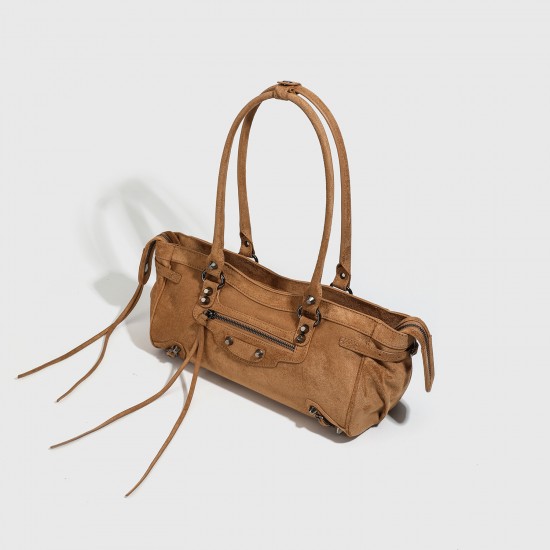 2025 Autumn Winter New Fashion Underarm Bag - Niche High-End Biker Style Women's Tote & Crossbody