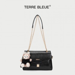 2025 Autumn Winter New Fashion Underarm Bag - Niche High-End Flip-Top Crossbody Chain Mini Square Bag