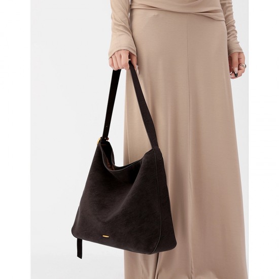 2025 New Retro Fashion Bucket Bag - Large Capacity Niche Crossbody & Tote Bag for Women