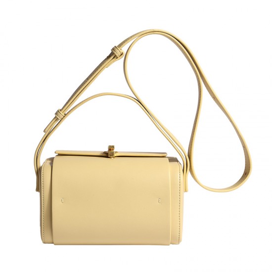 2025 Winter New Women's Bag - Acai Purple Boston Box Bag with Lock, Top-Handle & Crossbody