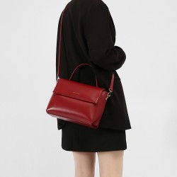 2025 Autumn Winter New Niche Design Top-Handle Bag - High-End Red Wedding Bag, Women's Crossbody Clutch