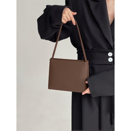 2025 Spring New Walnut-Shaped Bag - Niche French Baguette Underarm Bag, Women's Top-Handle & Crossbody