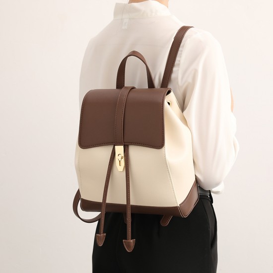 Hot-Selling Backpack - New Fashion Lightweight Genuine Leather Bag for Women, College Student Travel Large Capacity Bag