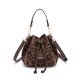 2025 New Minimalist Trendy Bag - Retro Leopard Print Bucket Bag, Drawstring Crossbody & Top-Handle Bag