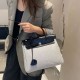 2025 New Niche Luxury Waterproof Canvas Kelly Bag - Button Patchwork Flip-Top Crossbody & Top-Handle Bag