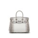 2025 New Himalayan Color Birkin Bag - Gradient Crocodile Print, Large Capacity Luxury Work Bag for Women