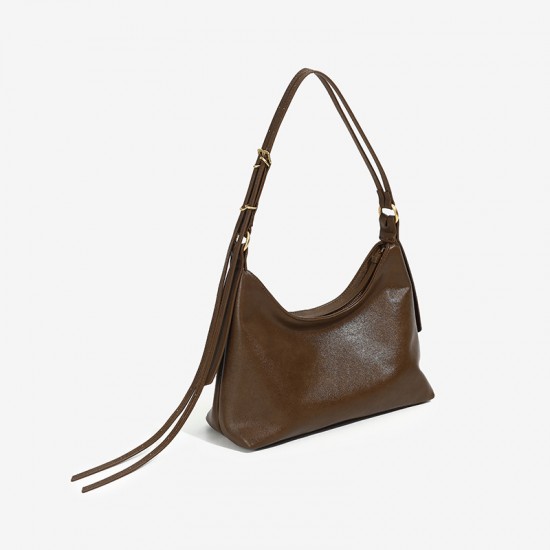 2025 New Niche Design Slouchy Hobo Tote - Versatile Retro Large Capacity Top-Handle & Underarm Bag