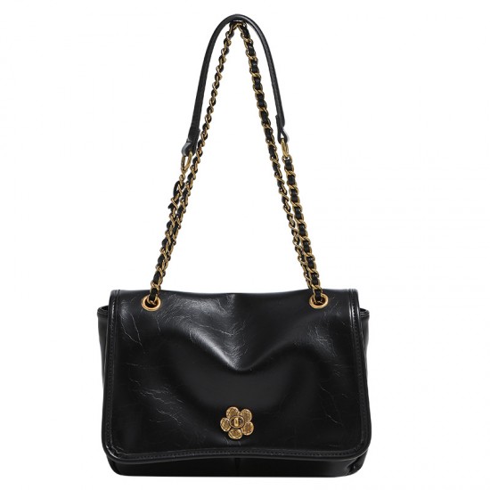 2025 Autumn Winter New Chain Tote Bag for Women - Large Capacity, Versatile Work Bag, Single Shoulder & Crossbody Underarm Bag