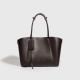 2025 Autumn Winter New Color Block Fleece Tote Bag - European Retro Fashion Top-Handle & Underarm Bag