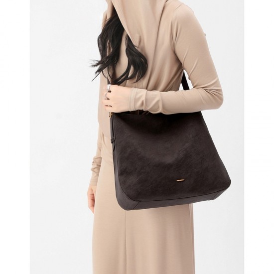 2025 New Retro Fashion Bucket Bag - Large Capacity Niche Crossbody & Tote Bag for Women