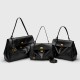 2025 New Rodeo Kelly Bag - Smooth Calfskin Top-Handle Bag for Women, Underarm Clutch with Lock, Work Tote