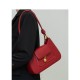 New Red Zodiac Year Bag for Women - High-Quality Cowhide Crossbody & Top-Handle Bag, Bridal Gift