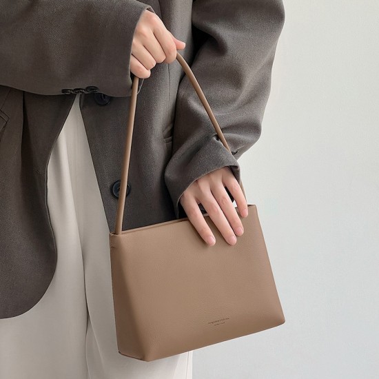 2025 Spring New Walnut-Shaped Bag - Niche French Baguette Underarm Bag, Women's Top-Handle & Crossbody