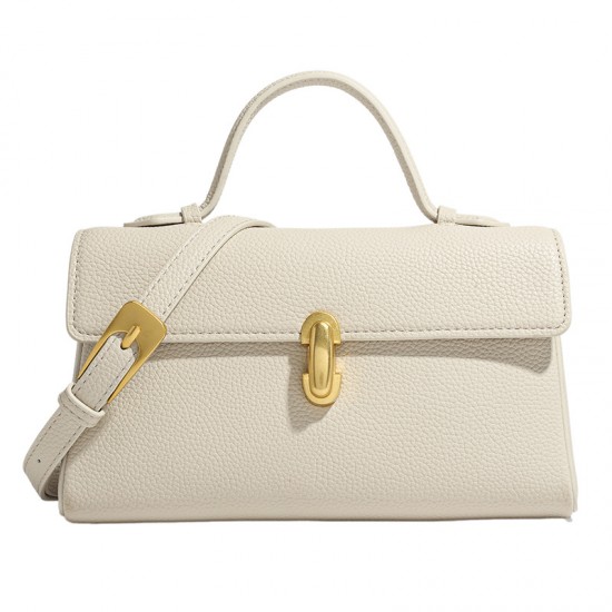 High-Quality Litchi Grain Soft Leather Tote Bag - 2025 New Minimalist Work Crossbody Bag for Women