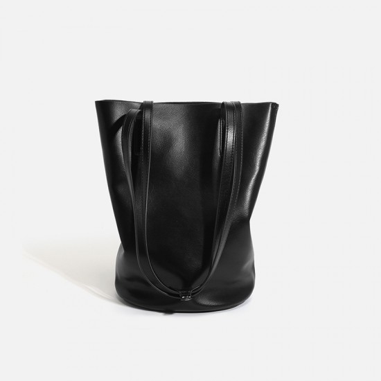 Autumn Winter New Niche Slouchy Bucket Bag - Large Capacity "Mallard" Style Underarm & Tote Bag