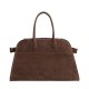 2025 Autumn Winter New Suede Leather Tote Bag for Women - Genuine Leather, Large Capacity, Versatile Work Bag, Single Shoulder & Top-Handle