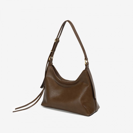 2025 New Niche Design Slouchy Hobo Tote - Versatile Retro Large Capacity Top-Handle & Underarm Bag
