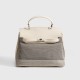 2025 High-End Birkin Bag - Retro Canvas & Leather Patchwork, Large Capacity Commuter Crossbody & Top-Handle