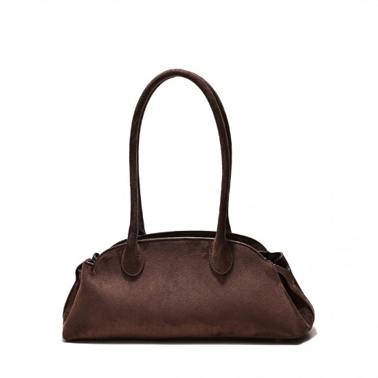 2025 Autumn Winter New Suede Leather Tote Bag - Niche Design High-End Women's Underarm & Top-Handle Bag