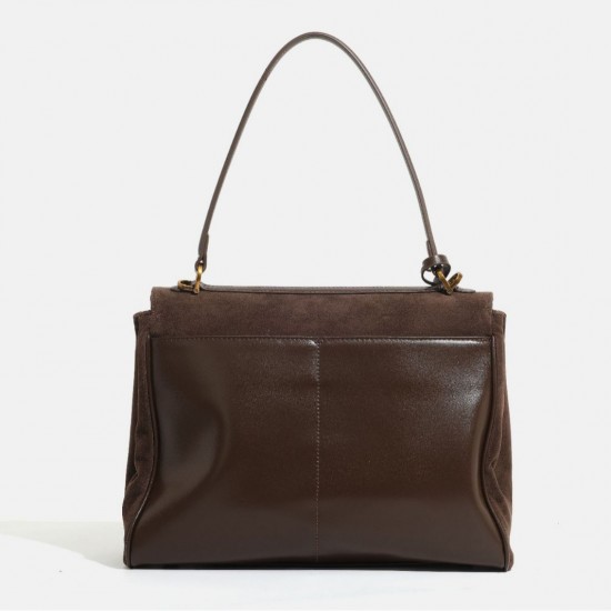 Autumn Winter New Commuter Large Bag for Women - Fashion Suede Elegant Retro Trendy Tote & Underarm Bag