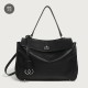 2025 New Niche Luxury Kelly Tote Bag - Large Capacity Smooth Leather Top-Handle & Underarm Bag with Lock