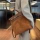 2025 New Trendy Retro Suede Backpack - Niche Large Capacity Multi-Functional Work Bag for Women
